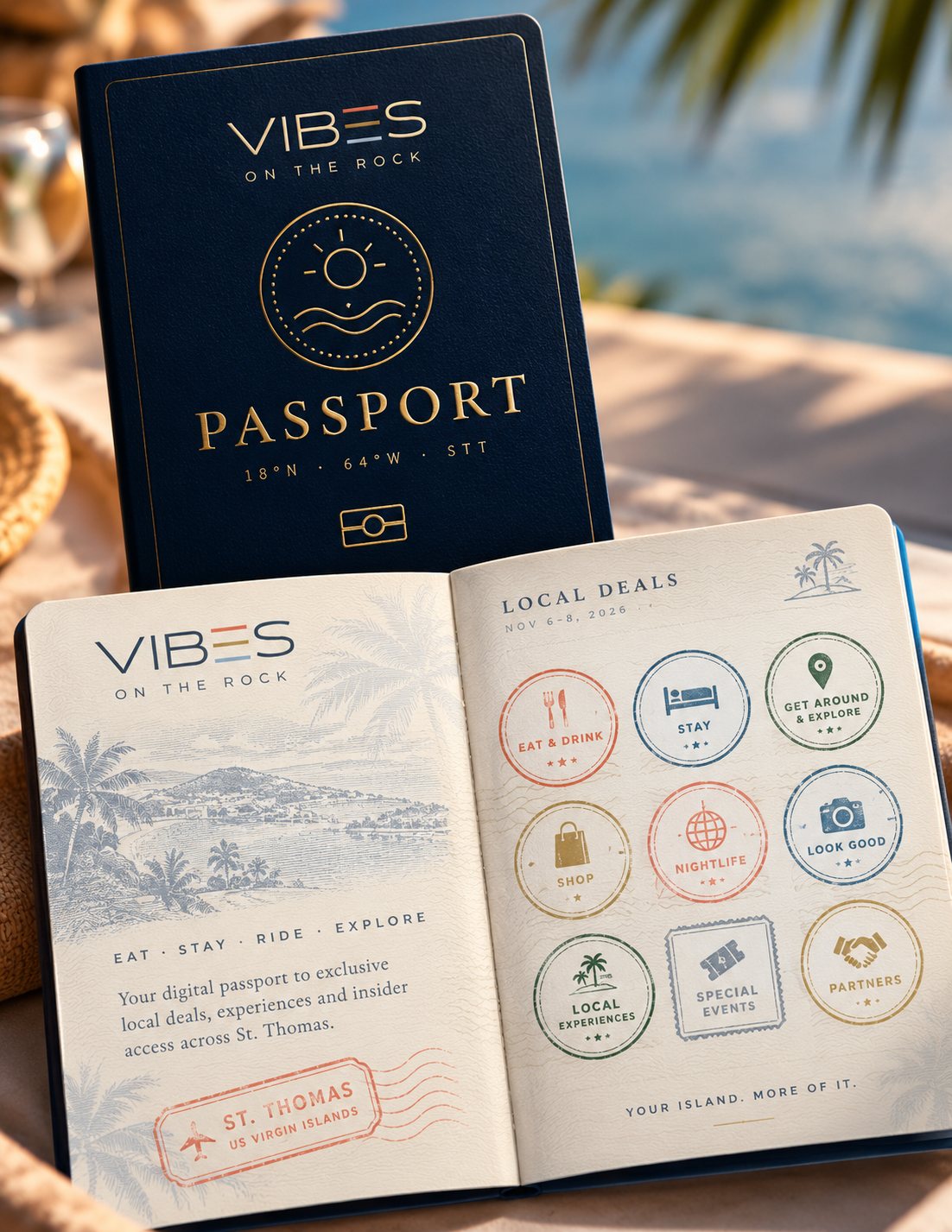 The VOTR Passport, open to its local deals page
